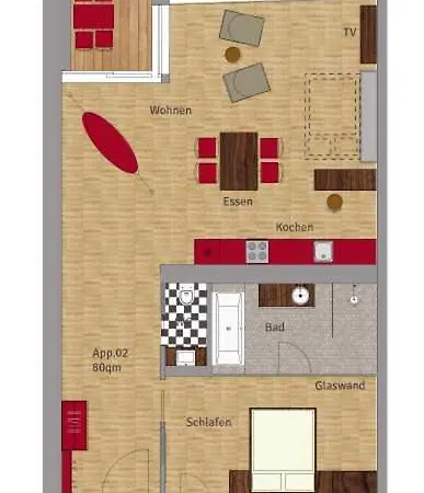 Apartment Z1-das Haus *